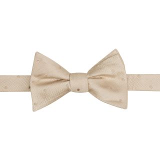 Stafford Reversible Bow Tie To Tie, Ivory, Mens