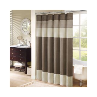 Amherst Pleated Shower Curtain, Natural
