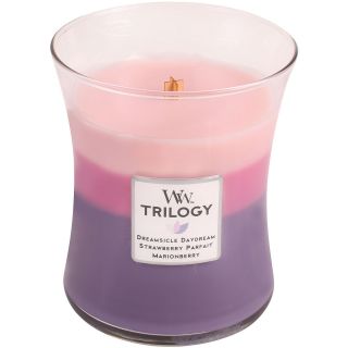 Woodwick Trilogy Wild Berry Smoothie Candle