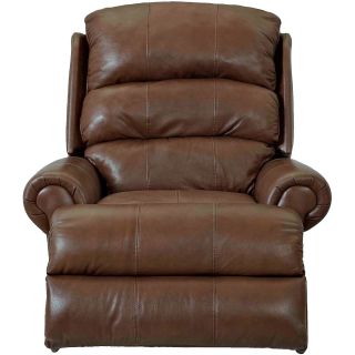Norman Faux Leather Recliner, Timberland Bridle
