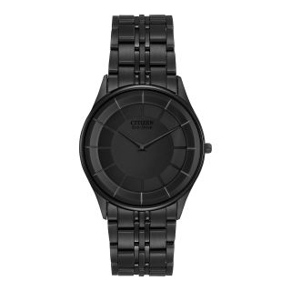 Citizen Mens Eco Drive Black Ion Plating Watch AR3015 53E