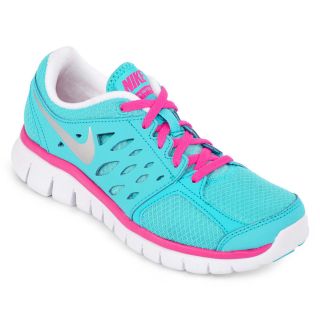 Nike Flex 2013 Grade School Girls Running Shoes, Blue, Girls