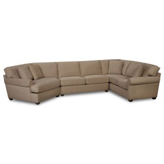 Possibilities Roll Arm 3 pc. Right Arm Sofa Sectional, Kangaroo
