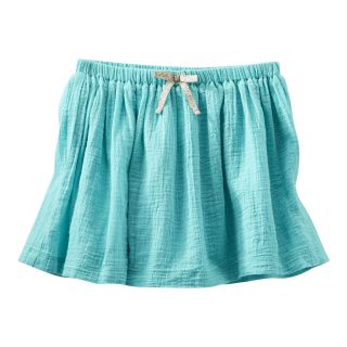 Oshkosh Bgosh Turquoise Woven Skirt   Girls 5 6x, Girls