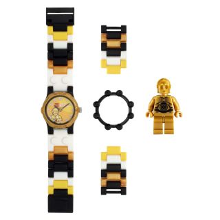 Lego Kids C3P0 Miinfigure Watch Set, Boys
