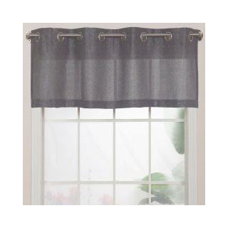 Lancer Grommet Top Valance, Charcoal