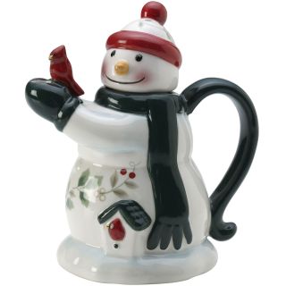 PFALTZGRAFF Winterberry Mini Snowman Teapot