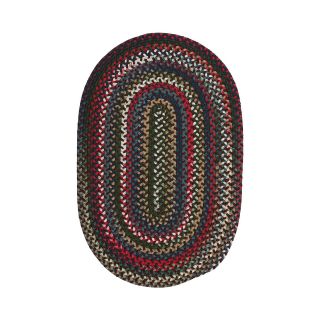 Chestnut Knoll Reversible Braided Round Rugs, Brown