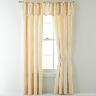 JCP EVERYDAY jcp EVERYDAY Summer Stroll Marigold Curtain Panel Pair, Gold