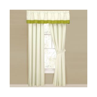 Flourish Curtain Panel Pair, White