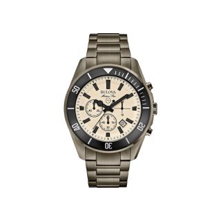 Bulova Mens Stainless Steel Bracelet Chronograph Watch
