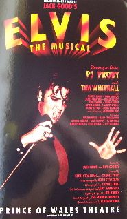 Elvis the Musical (Original London Theatre Window Card)
