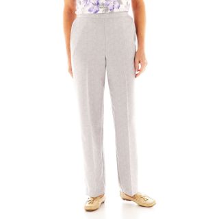 Alfred Dunner Provence Pull On Pants, Grey, Womens