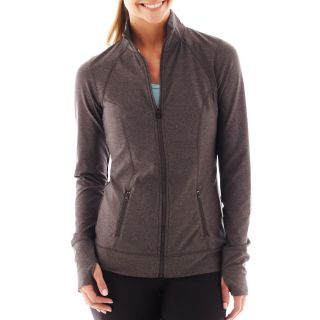 Xersion Full Zip Jacket   Tall, Charcoal B65 Sd, Womens