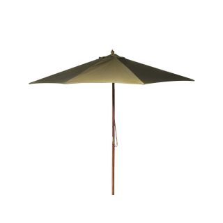 9 Round Wood Umbrella