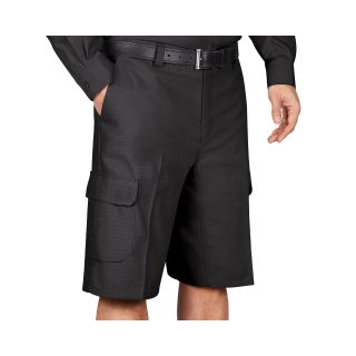 Wrangler Workwear Canvas Cargo Shorts, Black, Mens