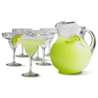 Libbey 7 piece Cancun Margarita Pitcher and Glass Set