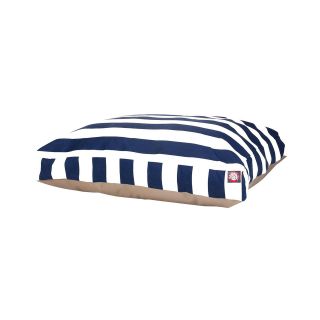 MAJESTIC PET Vertical Stripe Rectangular Bed, Blue