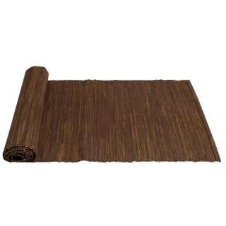 Naturals Water Hyacinth Table Runner, Chocolate (Brown)