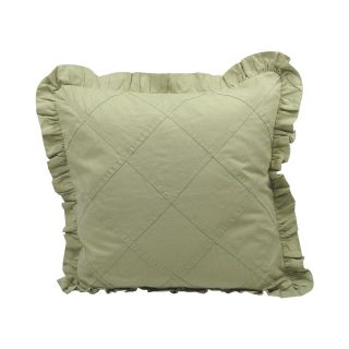 Newport Basket 20 Square Decorative Pillow, Green