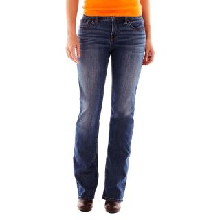 Curvy Bootcut Jeans, Medium With Whiske