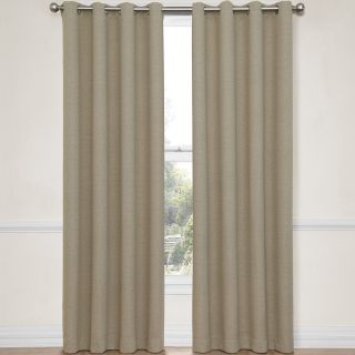 Eclipse Boden Grommet Top Blackout Curtain Panel with Thermaweave, Tan