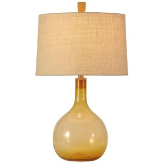 Linden Street Glass Table Lamp, Amber