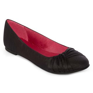 CL BY LAUNDRY Great Debate Satin Flats, Black, Womens
