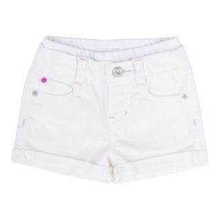 Lee Embroidered Heart Shorts   Girls 12m 4y, White, White, Girls
