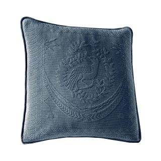 Historic Charleston Collection King Charles 20 Square Decorative Pillow, Blue