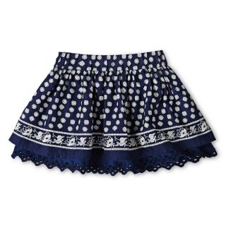 ARIZONA Print Woven Skirt   Girls 12m 6y, Blue, Blue, Girls