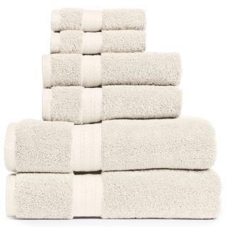 ROYAL VELVET Egyptian Cotton Solid 6 pc. Bath Towel Set, Soft Platinum