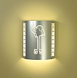 Camera Theater Silver Sconce (with filmstrip)