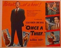 Once a Thief (Style a Half Sheet) Movie Poster