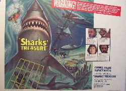Sharks Treasure (Half Sheet) Movie Poster