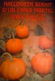 COCA COLA PUMPKINS (HALLOWEEN FRENCH ROLLED ADVERTISING POSTER)