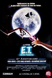 E.T. THE EXTRA TERRESTRIAL (20TH ANNIVERSARY   ROLLED FRENCH) Movie