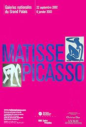 MATISSE AND PICASSO (ROLLED FRENCH MUSEUM EXHIBITION POSTER) Movie