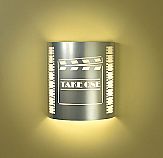 Take One Clapboard Silver Theater Sconce (with filmstrip)