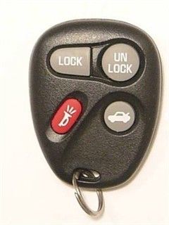 2000 Chevrolet Impala Keyless Entry Remote   Used