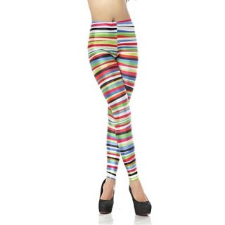 Elonbo Color Circle Stripe Sky Style Digital Painting Tight Women Leggings