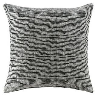 18 Squard Striped Textured Chenille Polyester Decorative Pillow Cover