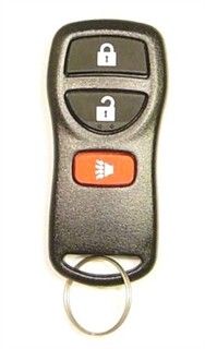 2009 Nissan Pathfinder Keyless Entry Remote   Used