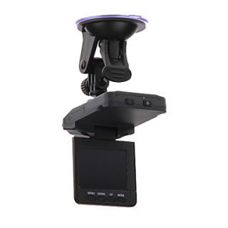 2.5 inch HD Car DVR With Night Vision Rotatable and Foldable TFT LCD Screen Display