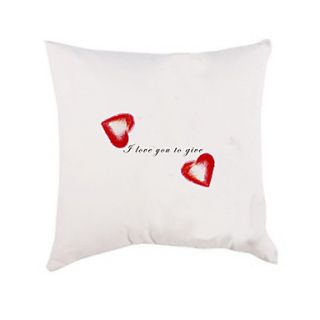 Personalized Heart Pattern Pillow Case (Pillow not Included)