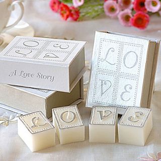 Book of LOVE Candle Set