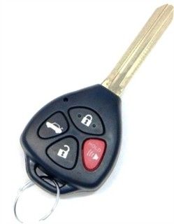 4 Button Toyota Scion Remote Replacement Case Shell with Key