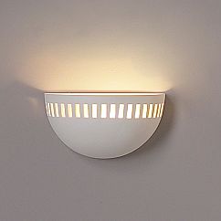 9.5 Bowl Sconce w/ Contemporary Cut Out Pattern