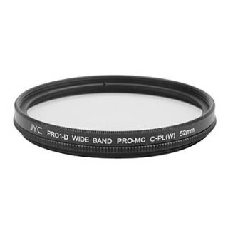 Genuine JYC Super Slim High Performance Wide Band PRO1 CPL Filter 52mm