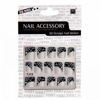 6 In 1 3D Design Nail Sticker